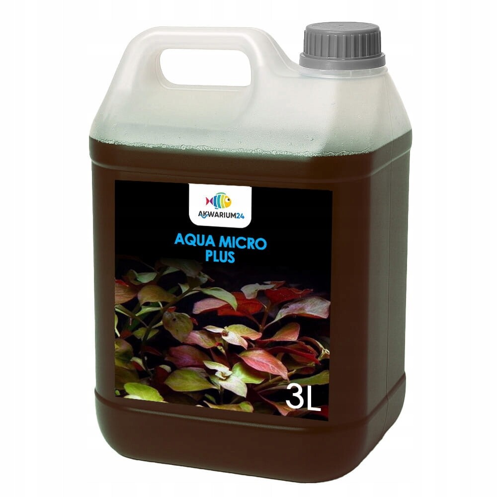 Aqua Mikro Plus hnojivo pro rostliny v akváriu Mikroelementy 3000 ml 3 l