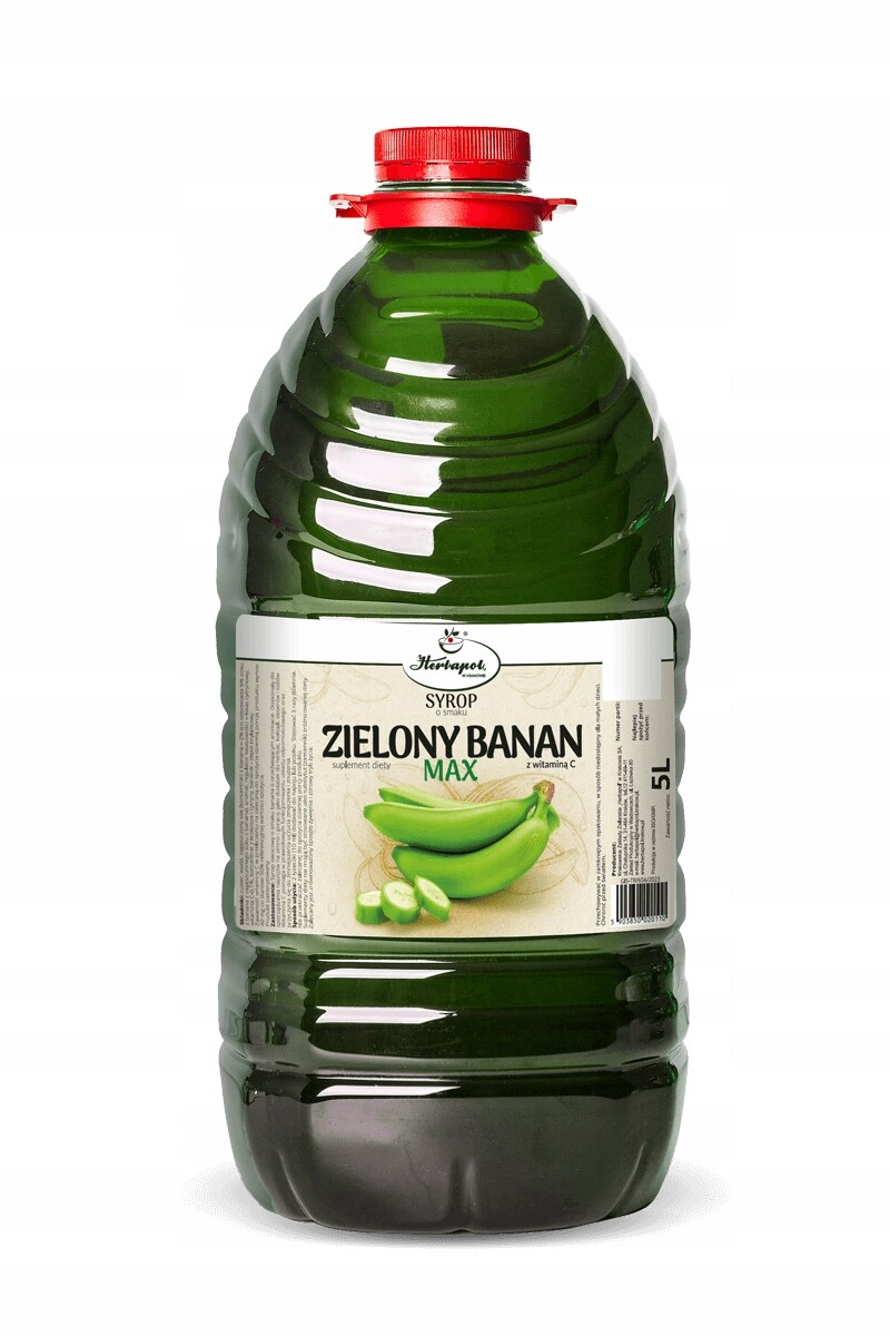 Zelený Banánový Sirup 5L Herbapol Krakov