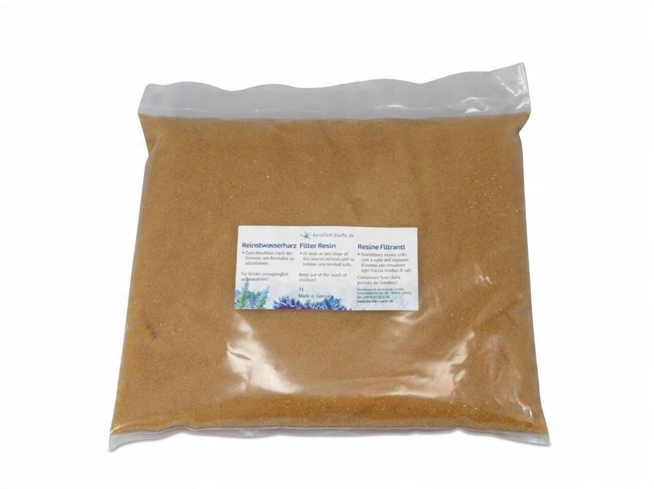 Pryskyřice DI Korallen Zucht Reinstwasser 1L