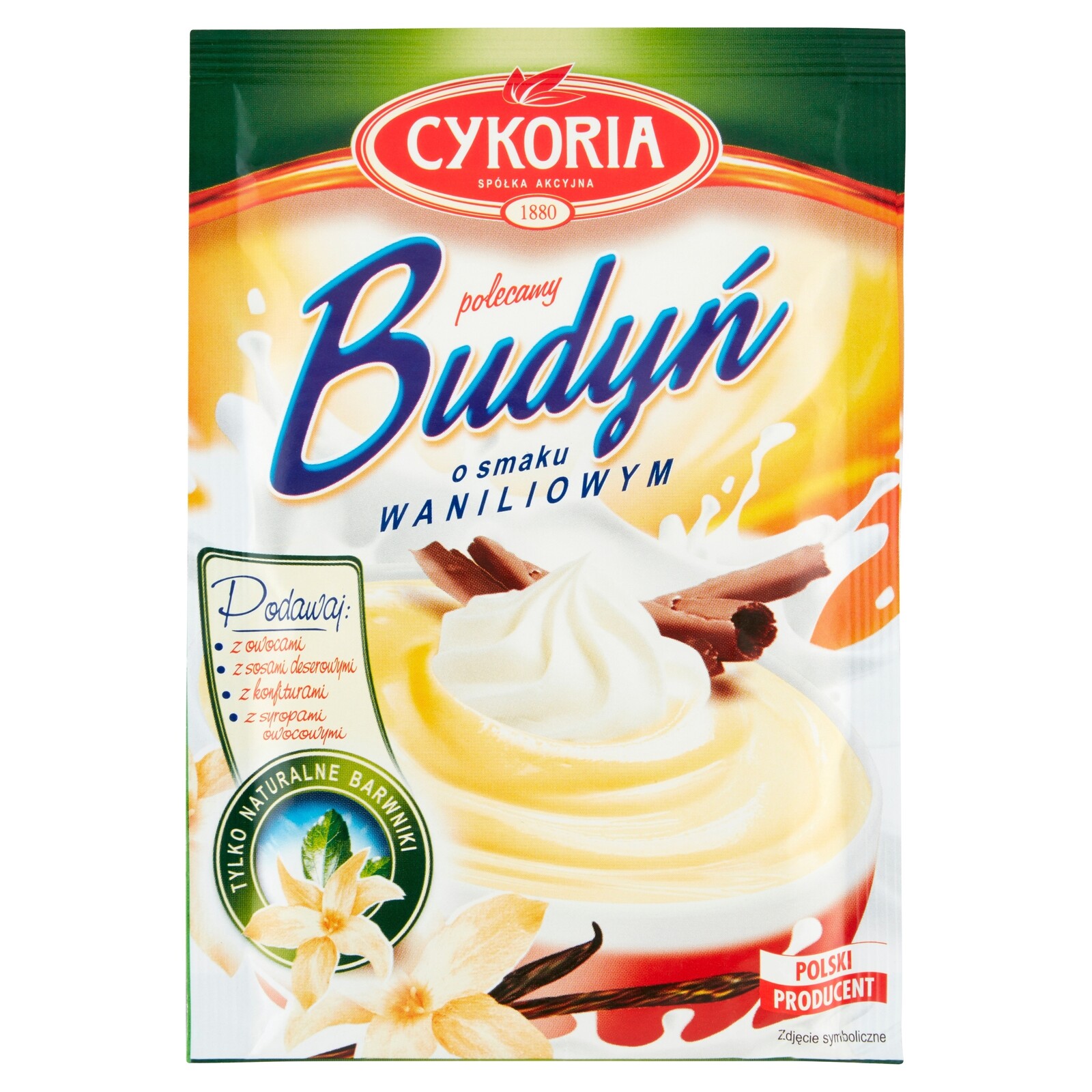 33 x Puding bez cukru s vanilkovou příchutí Cykoria 40 g