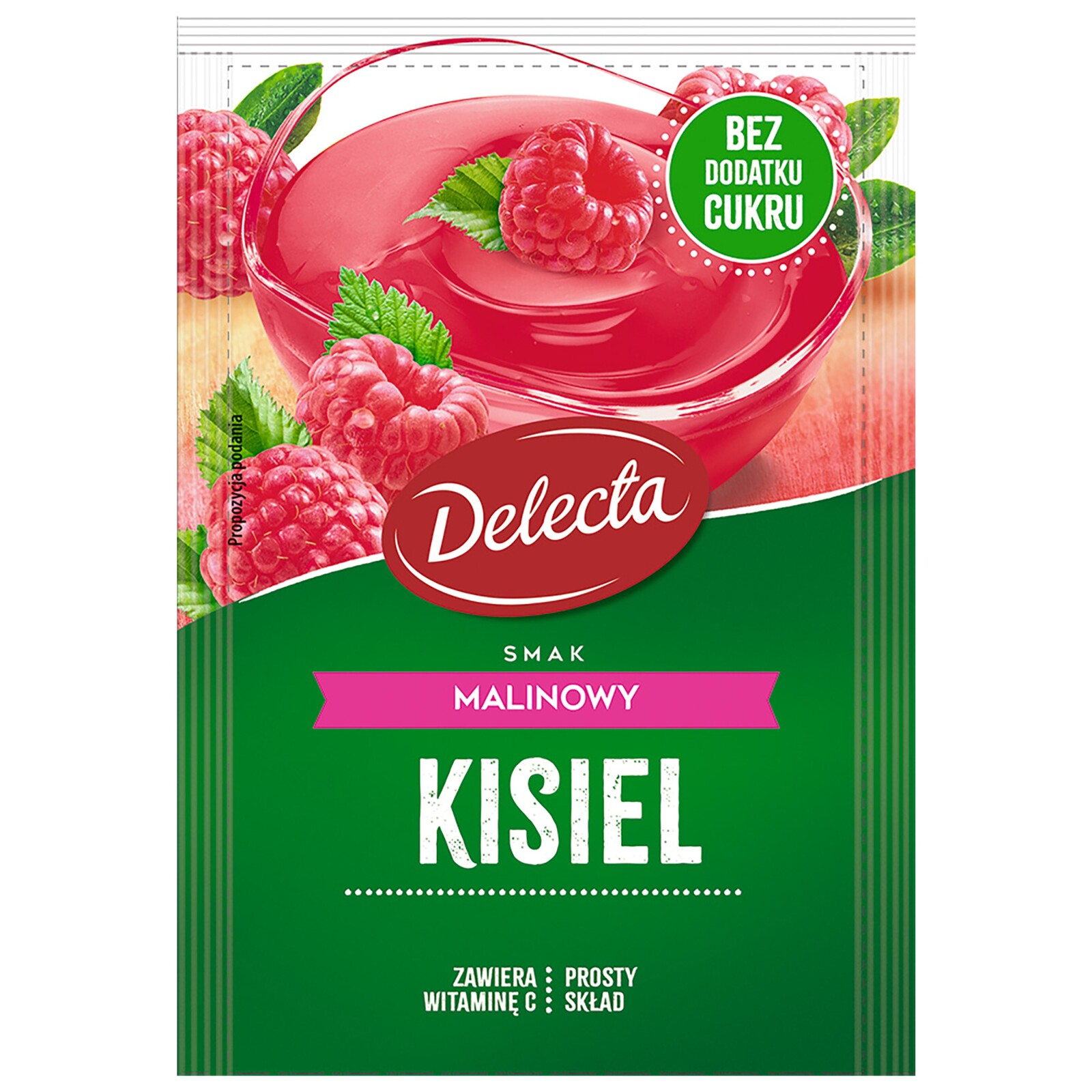 33X Kysel tradiční Delecta malinový 38 g
