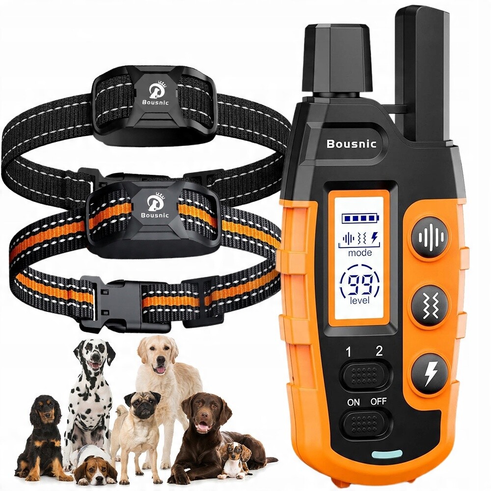 Elektrický obojek pro psa s dálkovým ovládáním 3600Ft Regulace výkonu pro štěňata