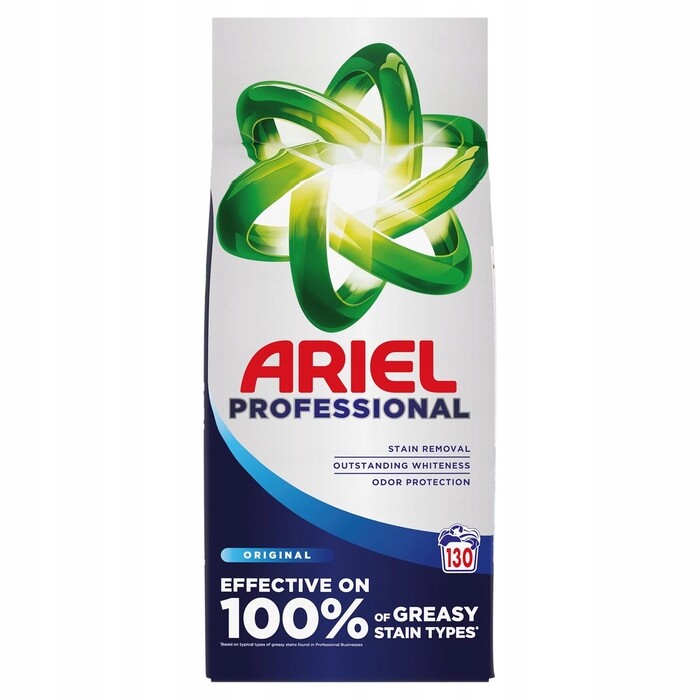 Ariel Professional Regular Prací prášek 130 praní 7,15 kg. Ariel