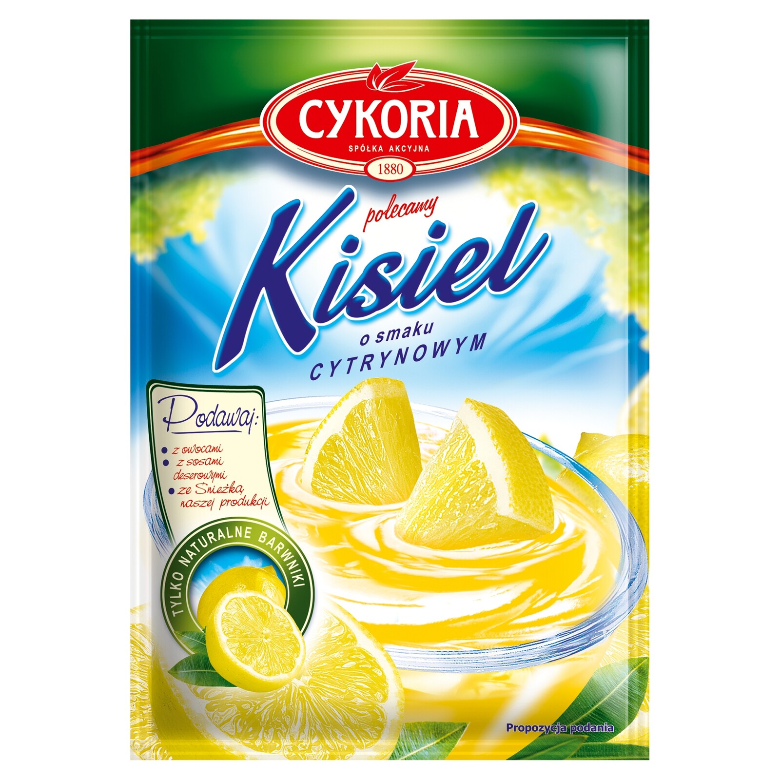 33 x Kysel s příchutí citrónu Cykoria 40 g