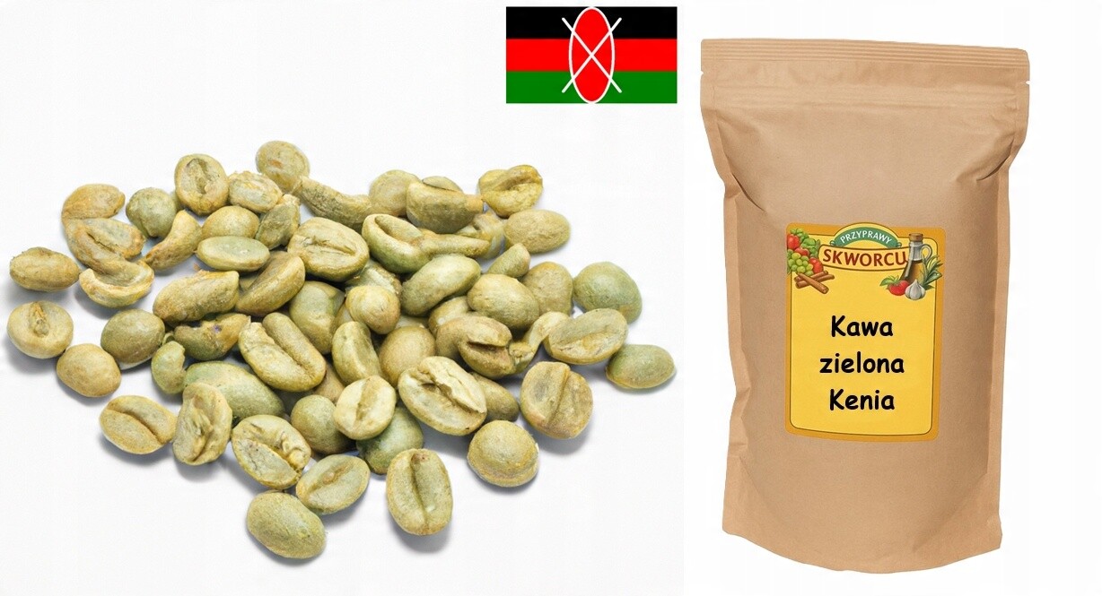 Káva zelená, nepražená Keňa 1 kg