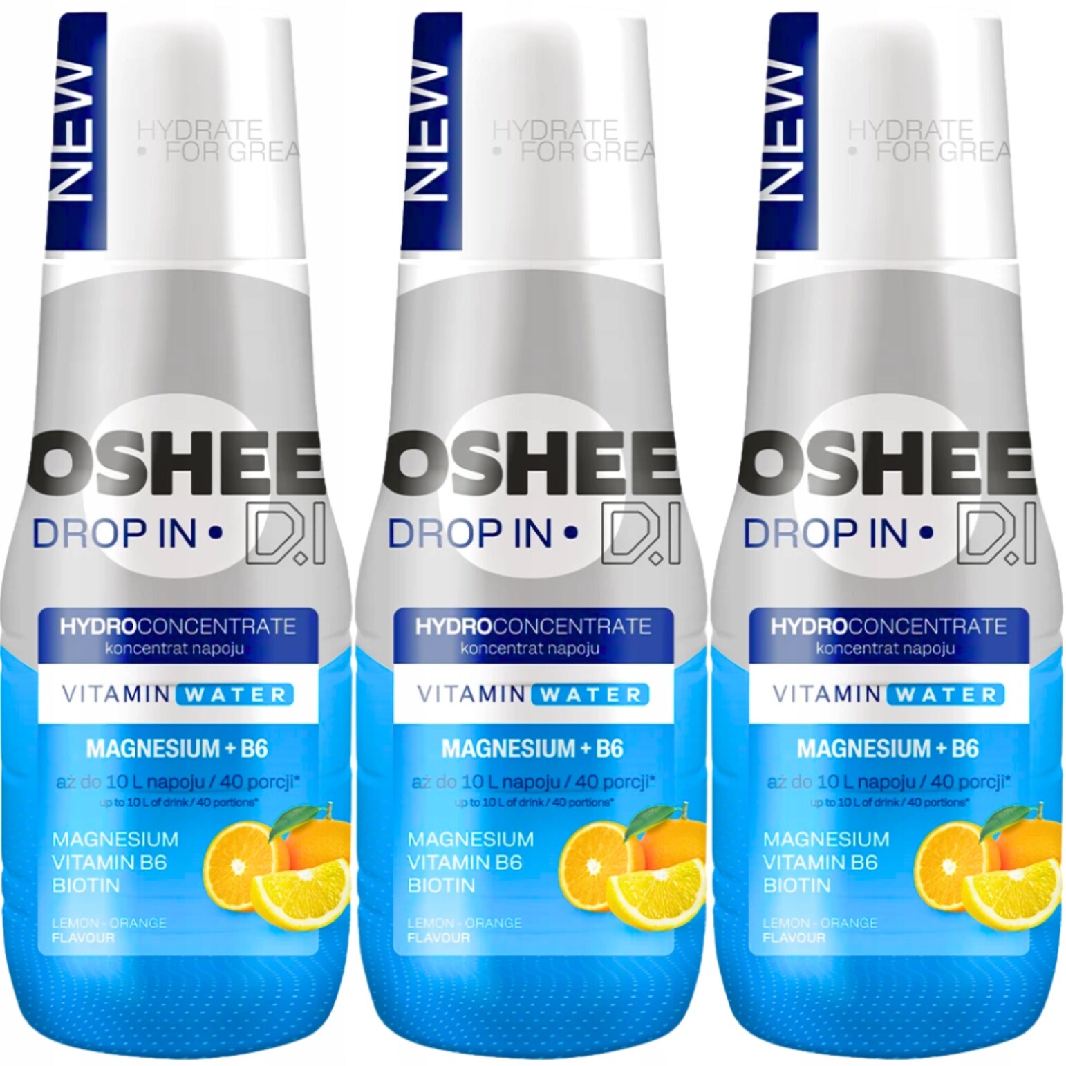 Oshee Drop koncentrát pro sodastream citron pomeranč 500 ml x 3 kusy