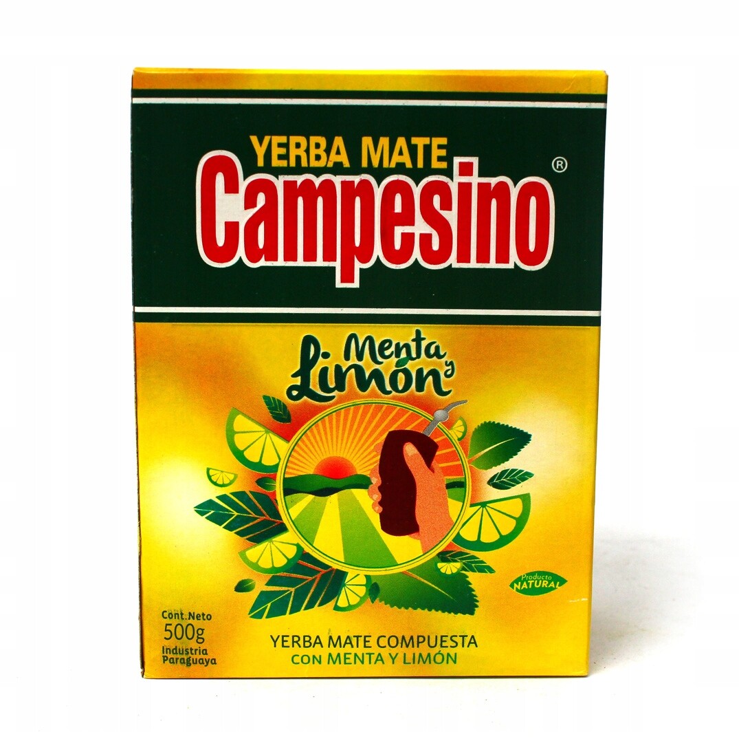 Yerba Mate Campesino Menta Limon 500g 0,5kg Ořezávání Moc