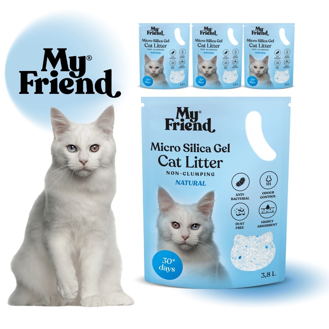 My Friend stelivo Micro Silica Natural 3,8 l Balíček x8 Vysoká kvalita