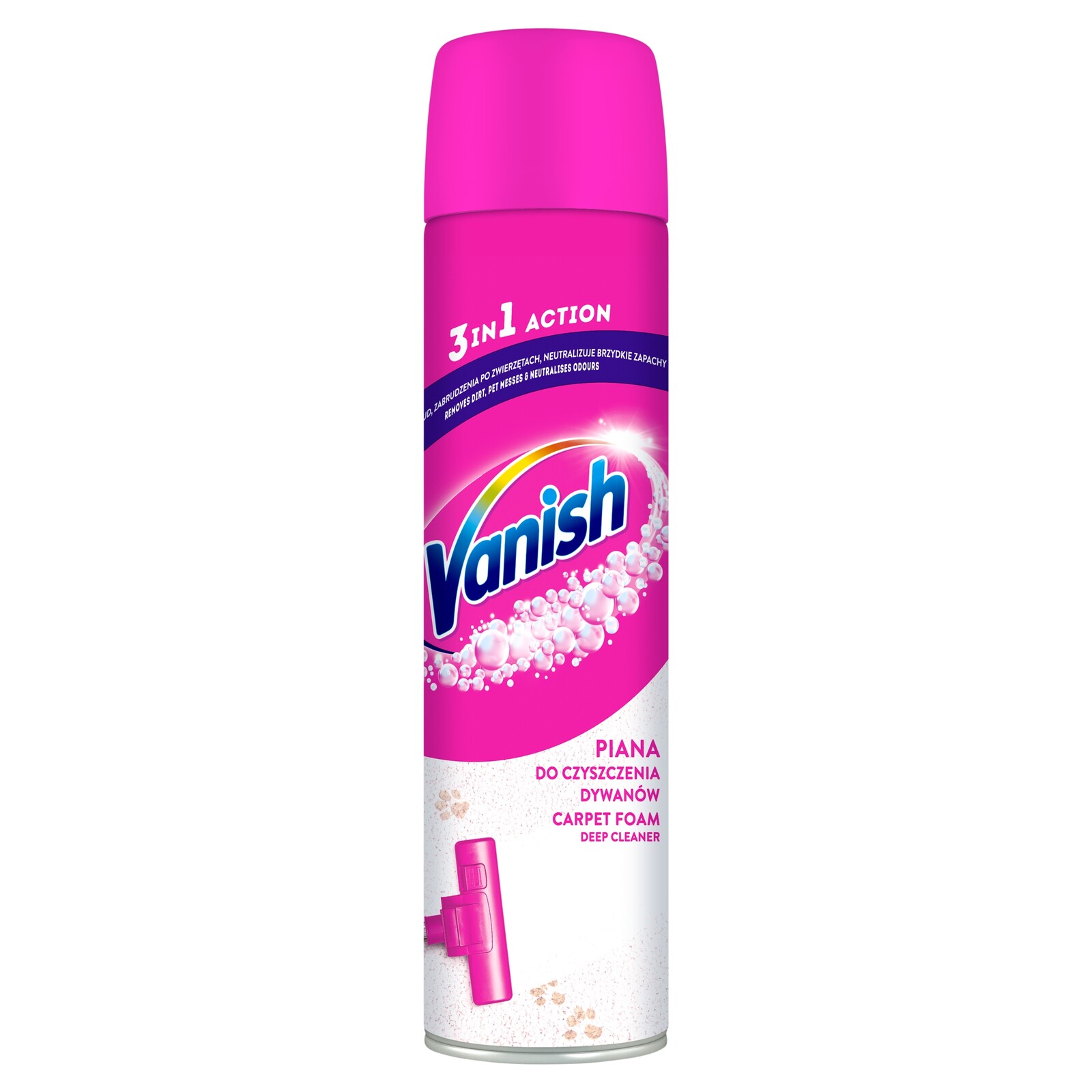 Vanish pěna na čištění koberců a čalounění 600 ml