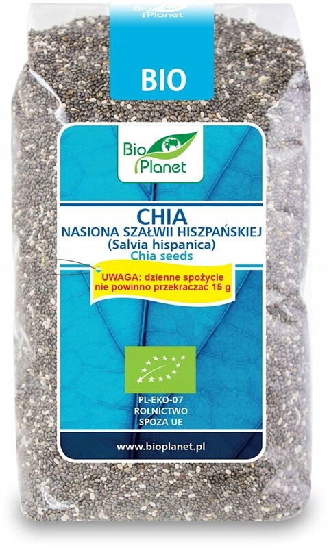 Chia Semena Šalvěje Španělské Bio 400g Planet