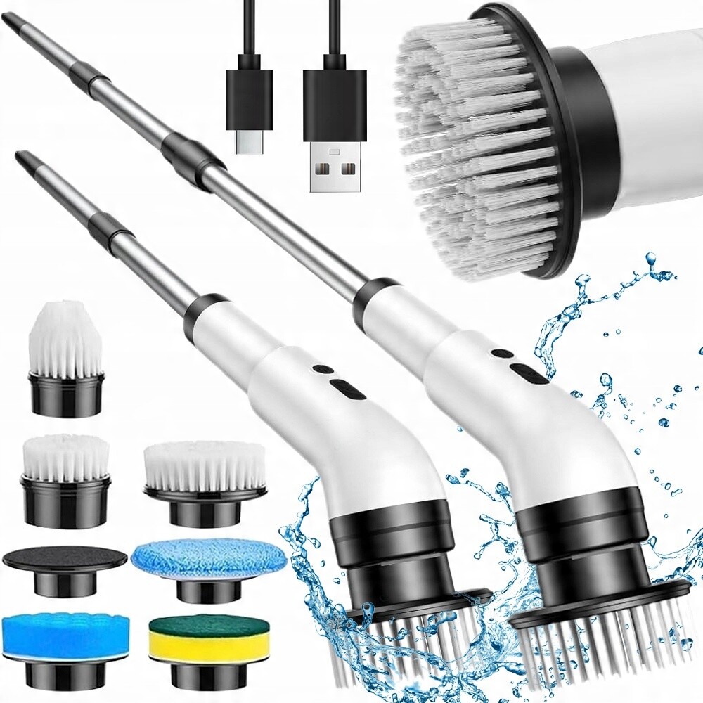 Bezdrátová elektrická myčka s 3 rychlostmi do koupelny a kuchyně