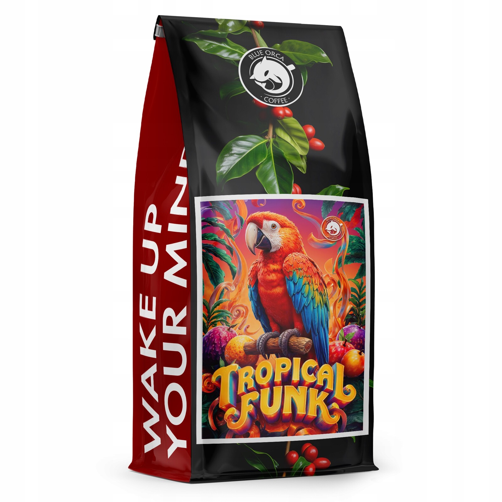 Káva zrnková 1 kg Tropical Funk Limited Edition Čerstvě pražená Blue Orca