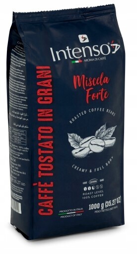 Italská káva káva 1 kg Intenso Aroma Di caffe Miscela Forte 1000 g