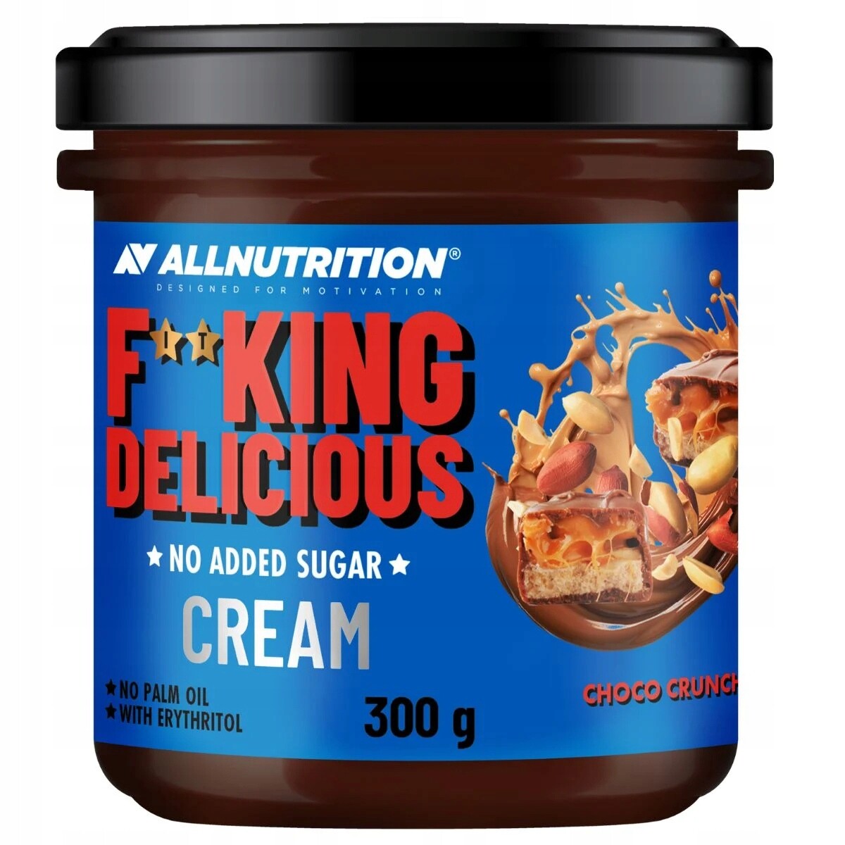 Allnutrition Fitking Delicious Cream 300 G Ořechovo-kakaový Krém Bez Cukru
