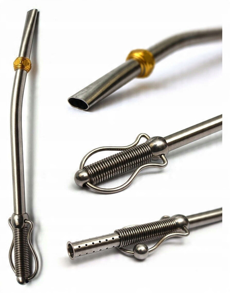 Bombilla Yerba Mate dvojitá filtrace Lira 19 cm