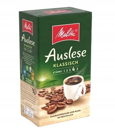 Černá Mletá Káva Klasická, Jemná, Dobrá Chuť S Kořenitými Tóny 500 g