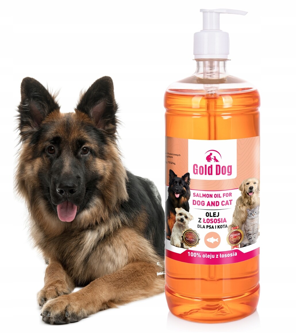Lososový olej pro psa 2 l Gold dog 100% losos