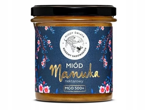 Nektarový med manuka Mgo 500+ Pasieki Rodziny Sadowskich 0,25 kg