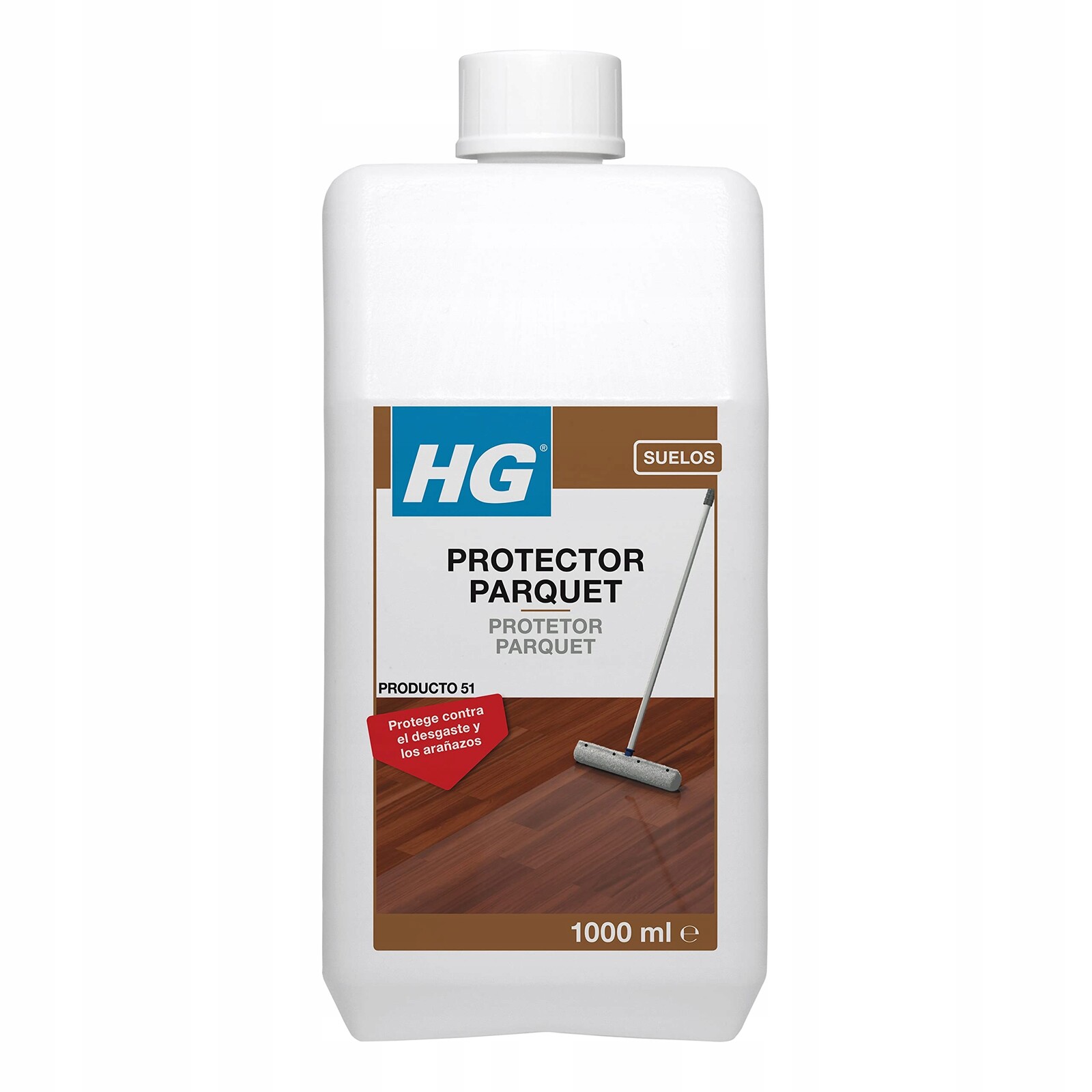 Hg Protector Péče, leštění, ochrana parket 1000 ml