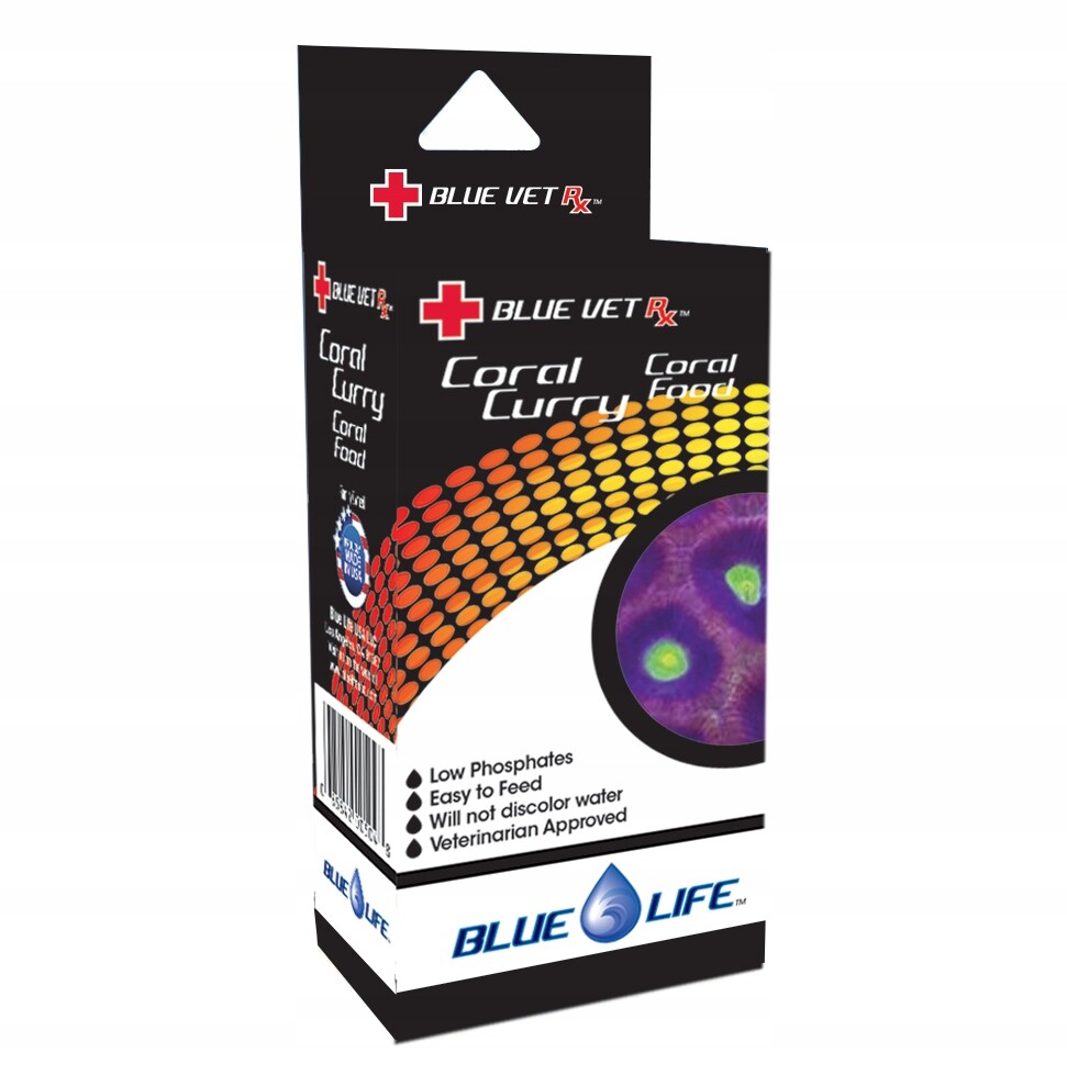 Blue Life Coral Curry 8 g Krmivo pro korálovce