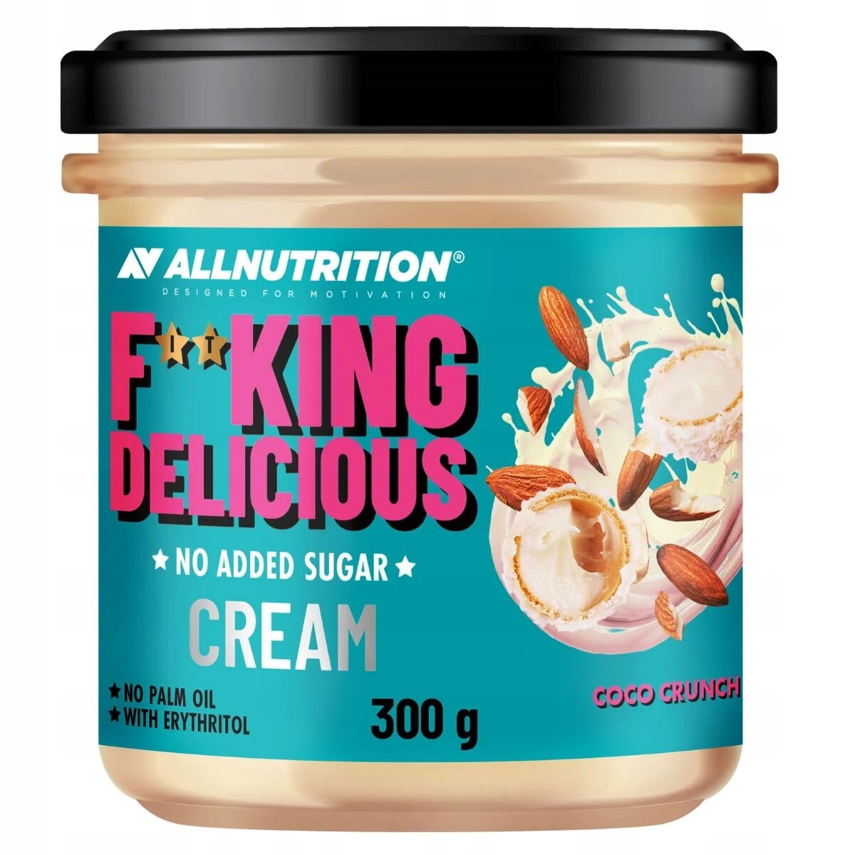 Allnutrition Fitking Delicious Cream 300 G Mléčně-kokosový Krém Bez Cukru