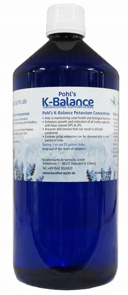 Korallen Zucht Pohl's K Balance koncentrát Strong 1000 ml doplněk potu