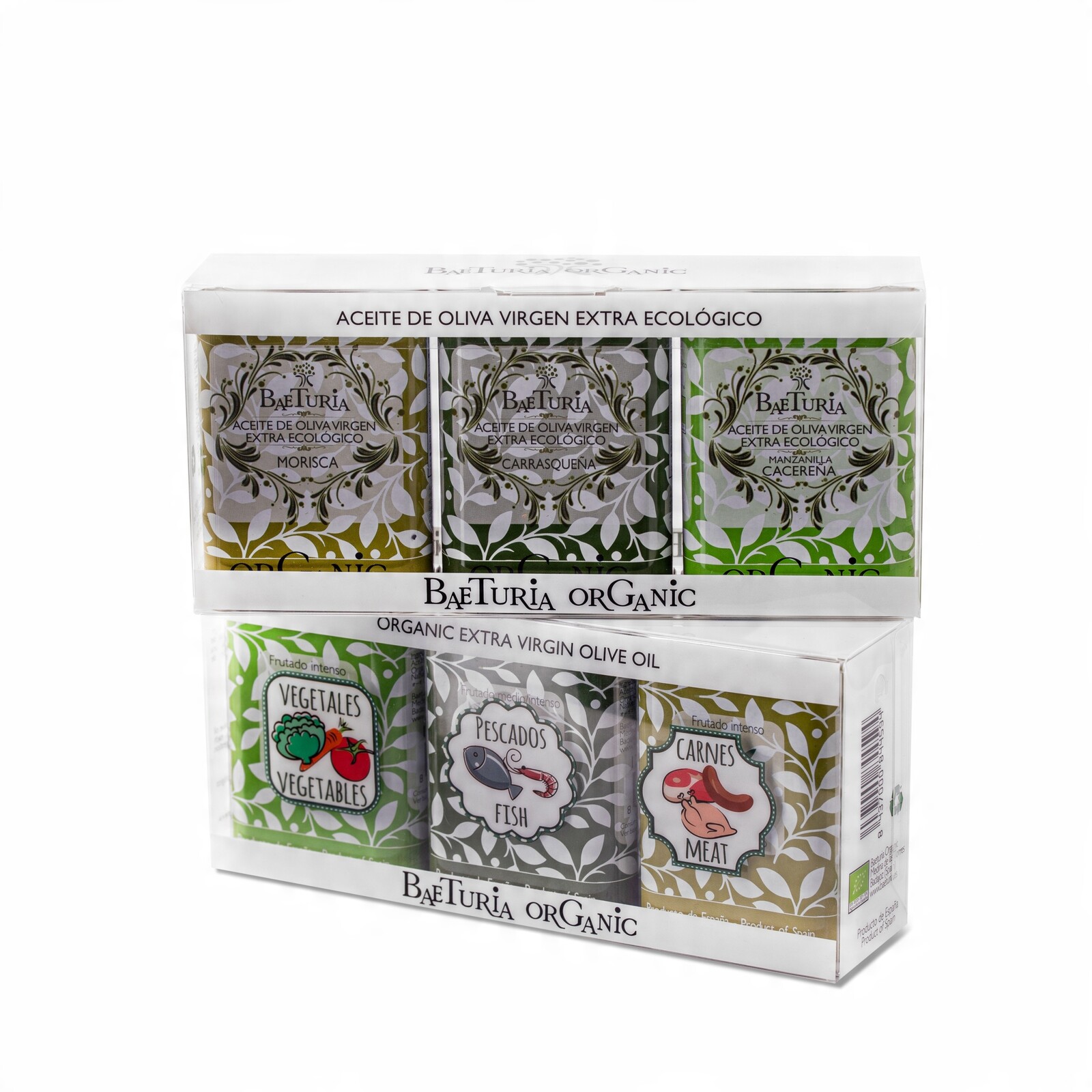 Sada ekologických extra panenských olejů Baeturia 3 x 175 ml