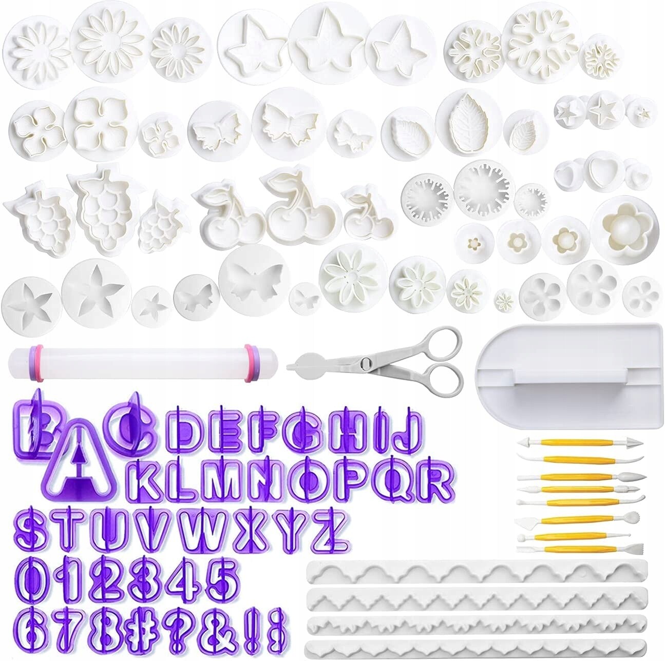 Sada nástrojů na zdobení dortů Dortů 109el