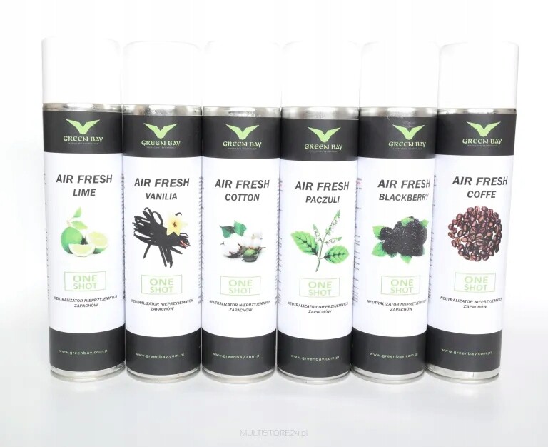 Green Bay Neutralizátor Pachů Air Fresh Coffe 600 ml x 12 ks