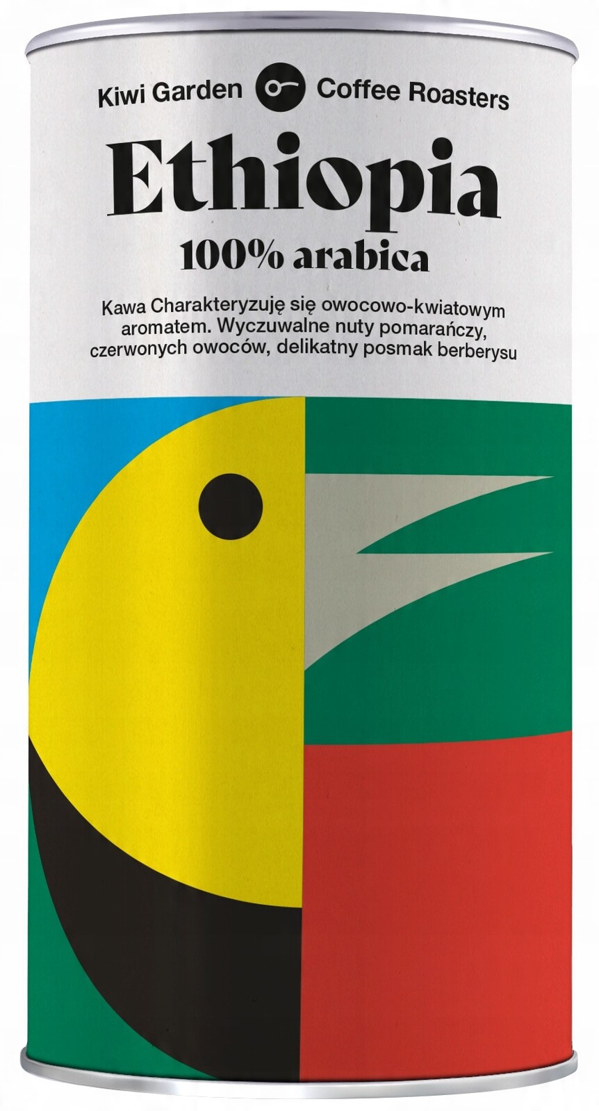 2X Kiwi Garden Káva zrnková Čerstvě pražená Etiopia Arabica 200 g