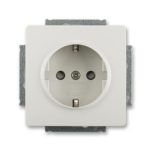 ABB Swing,Swing L zásuvka SCHUKO světle šedá 5518G-A03459 S1