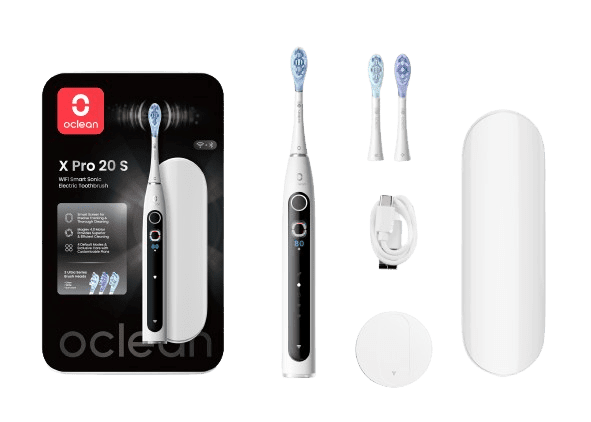 OCLEAN X Pro 20 S White pouzdro a sonický kartáček, bílý