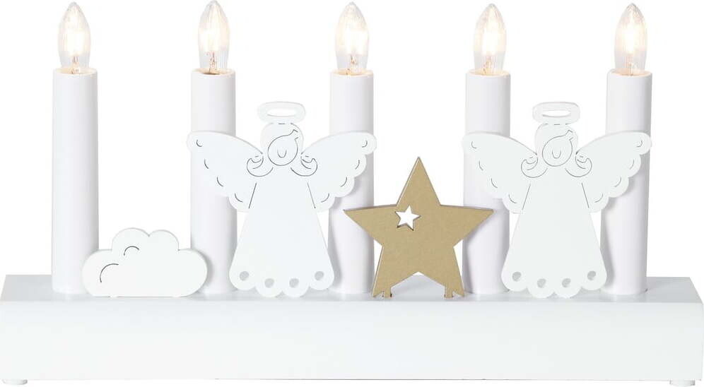 Bílá vánoční světelná dekorace Julia – Star Trading