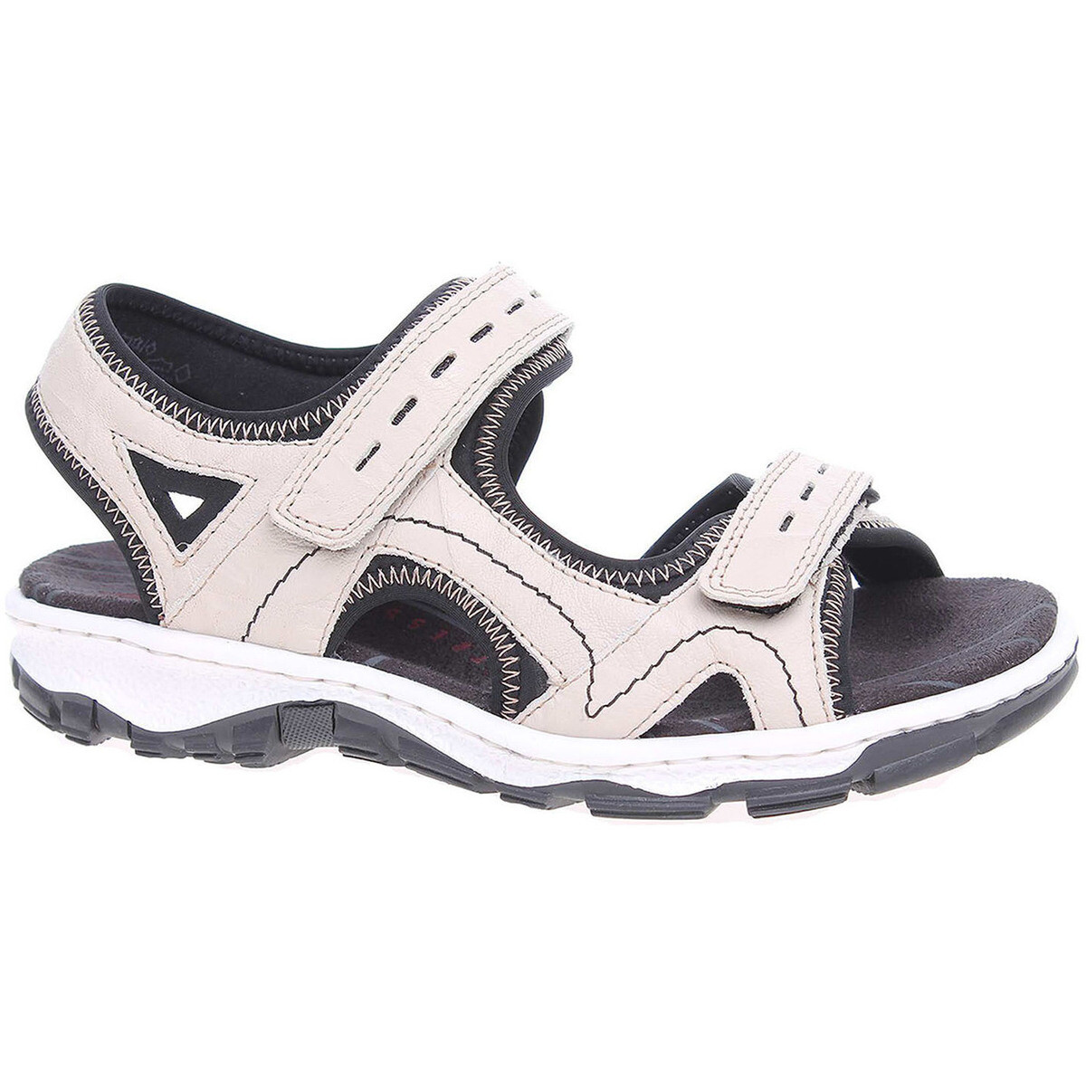 Rieker  Dámské sandály  68866-60 béžové  Béžová