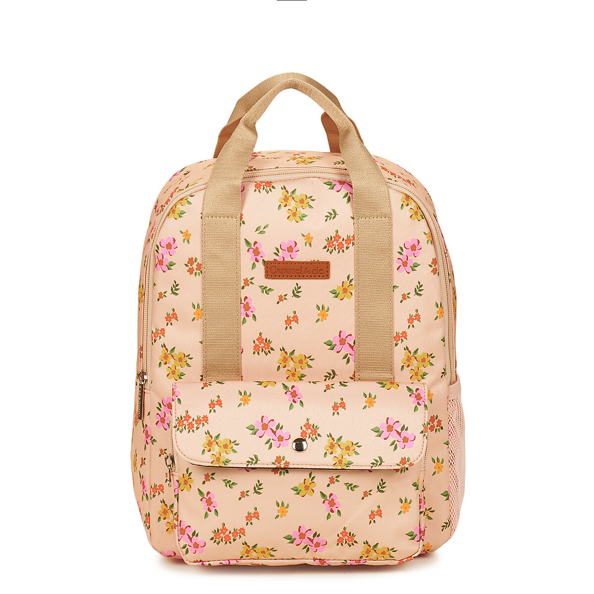 CARAMEL & CIE  SMALL BACKPACK PINK LIBERTY  Růžová