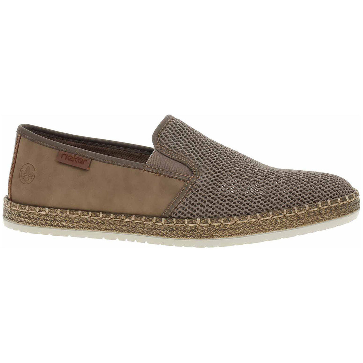 Rieker  Pánské mokasiny  B5265-65 beige  Béžová