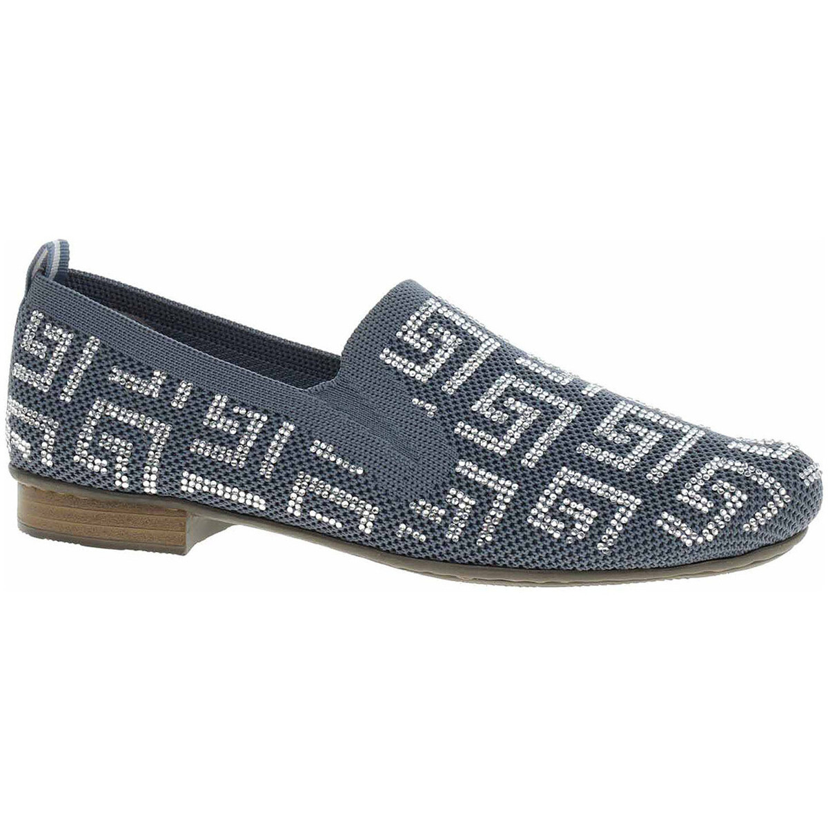 Rieker  Dámské mokasiny  51953-12 blau  Modrá