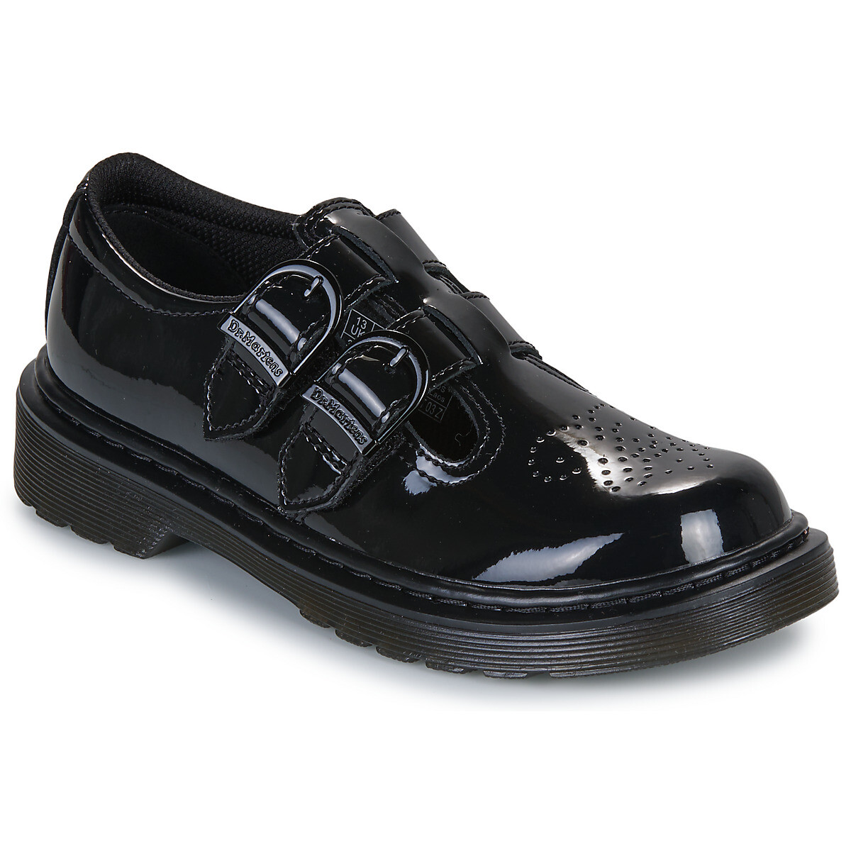 Dr. Martens  8065 Mono J T Bar Shoe  Černá