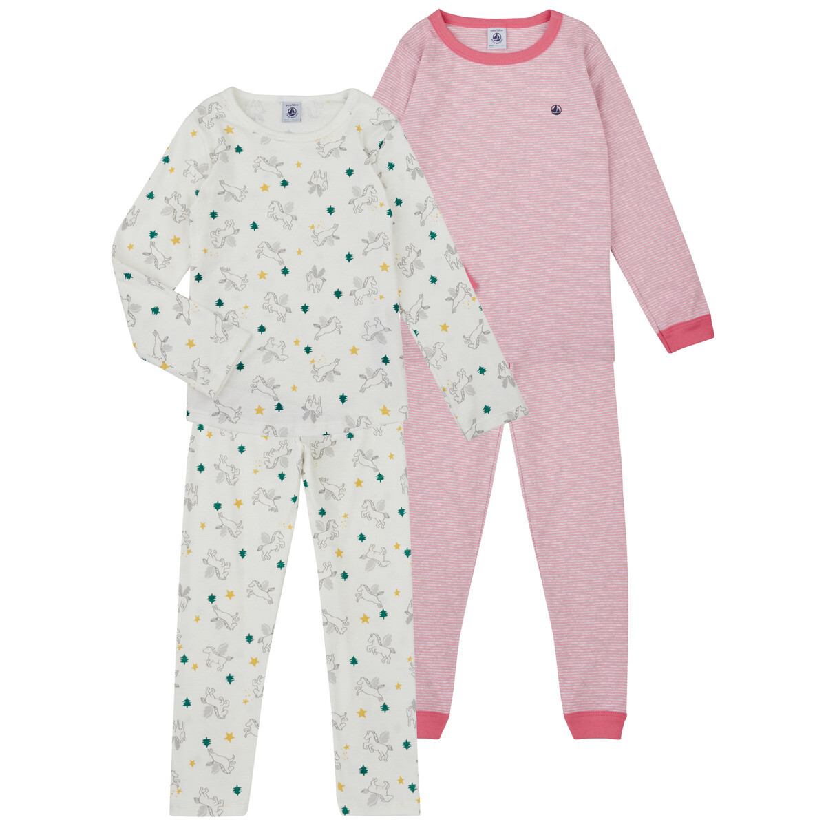 Petit Bateau  LOT PYJAMA X2  ruznobarevne