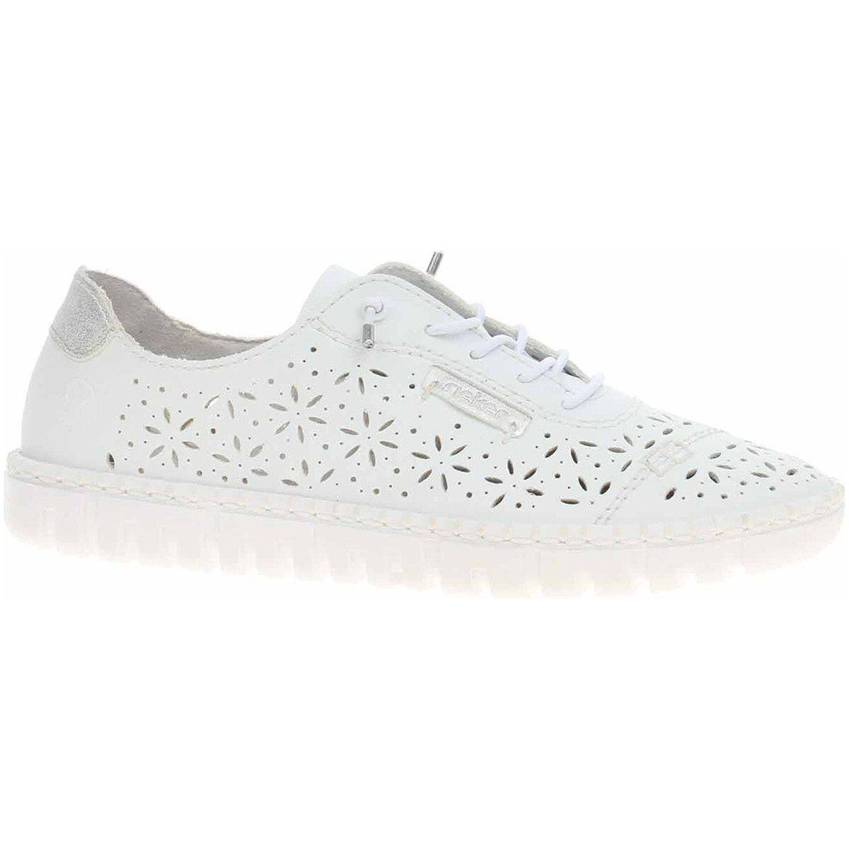 Rieker  Dámské polobotky  M2354-80 weiss  Bílá