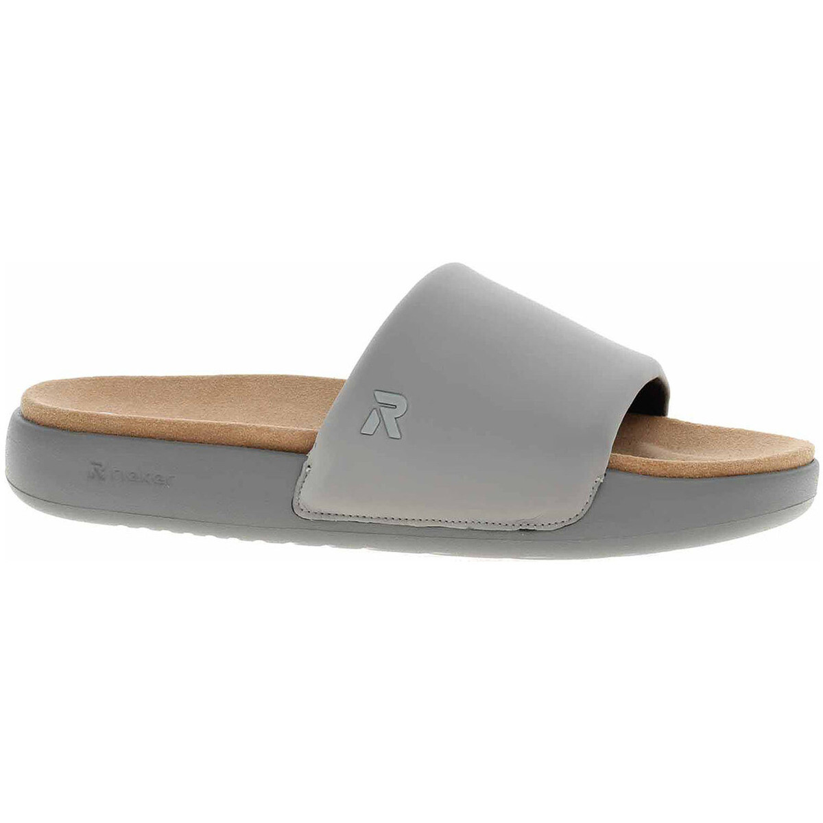 Rieker  Pánské pantofle  U3250-40 grau  Šedá