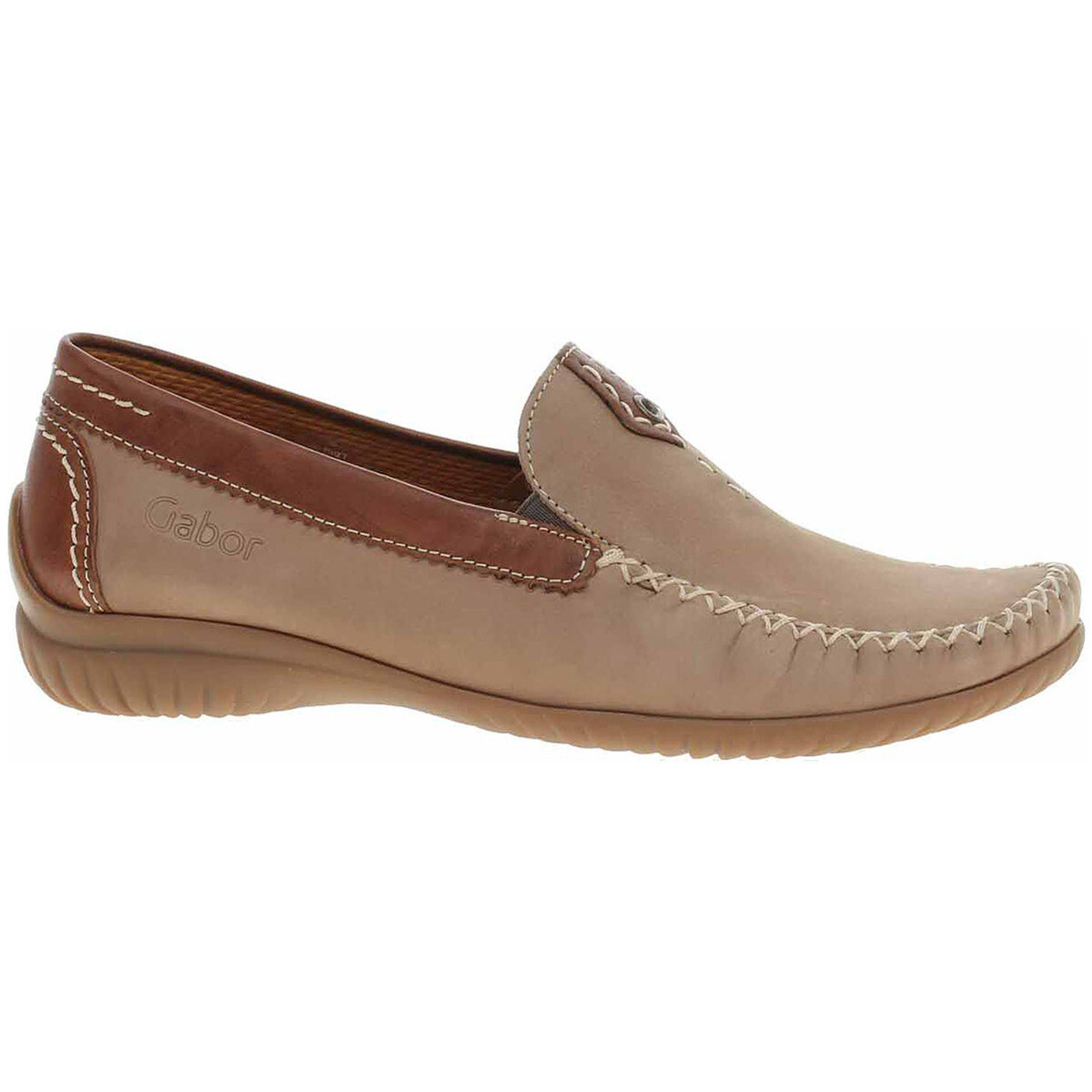 Gabor  Dámské mokasiny  66.090.43 corda-new whisky  Béžová