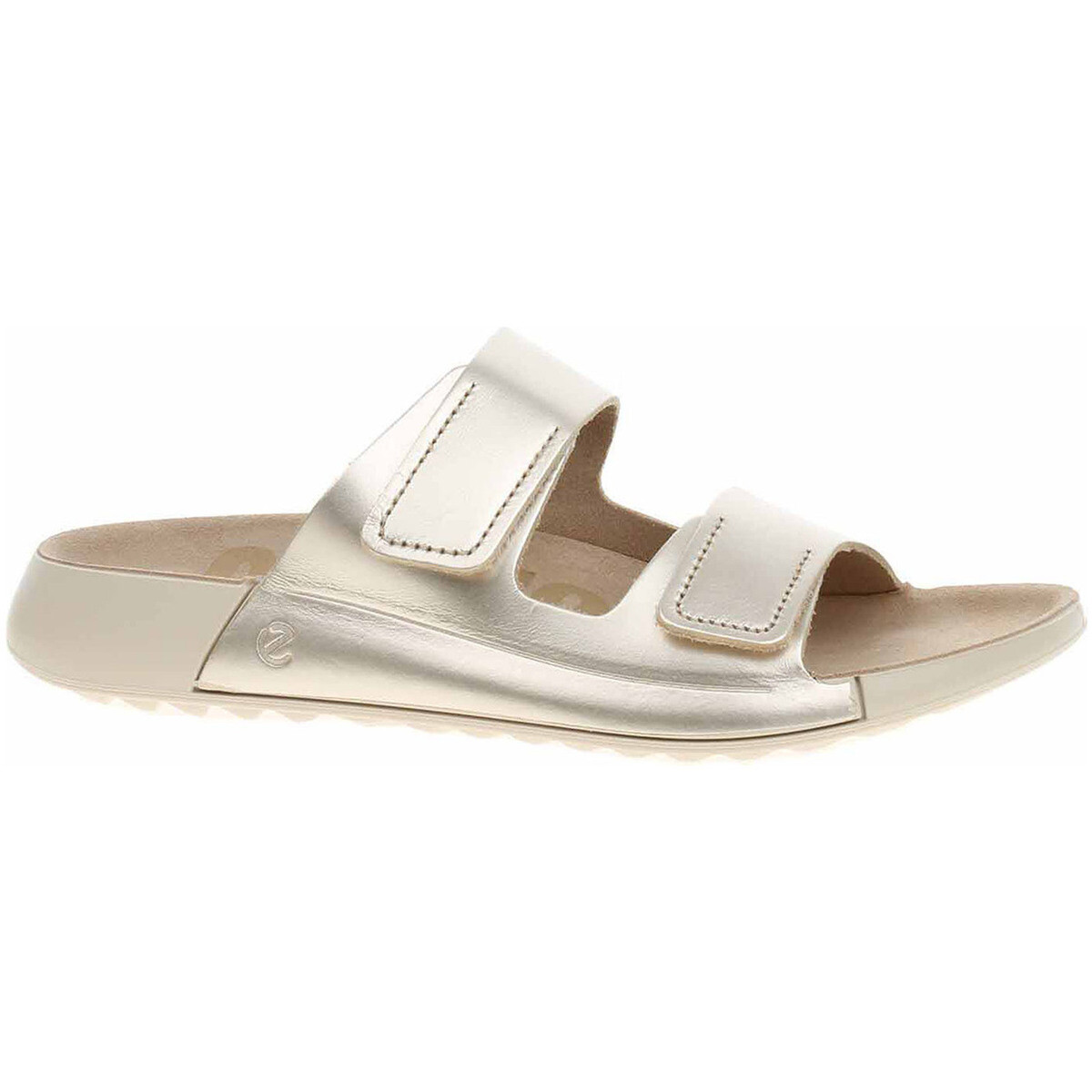 Ecco  Dámské pantofle  20682301688 pure white gold  Zlatá