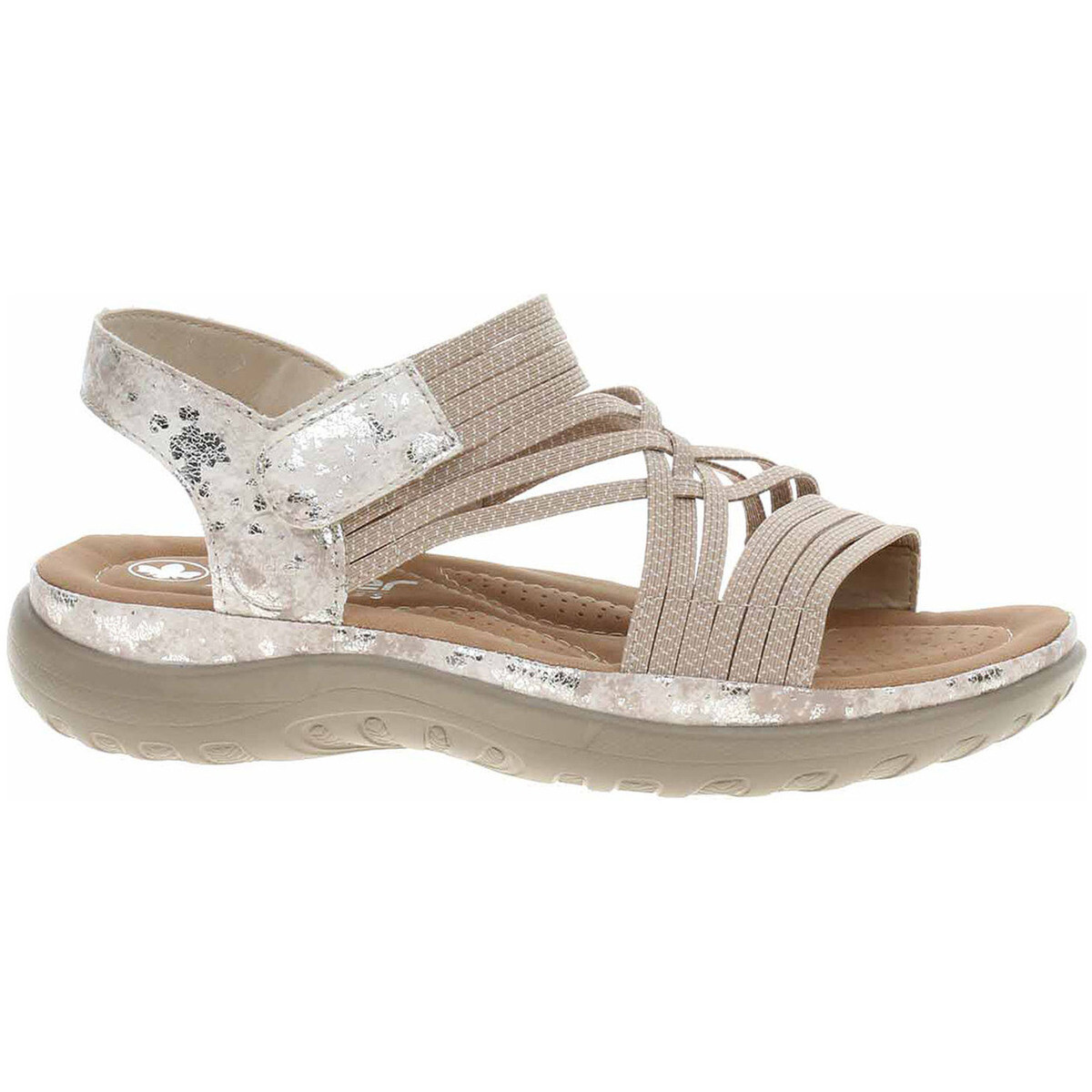 Rieker  Dámské sandály  64888-60 beige  Béžová
