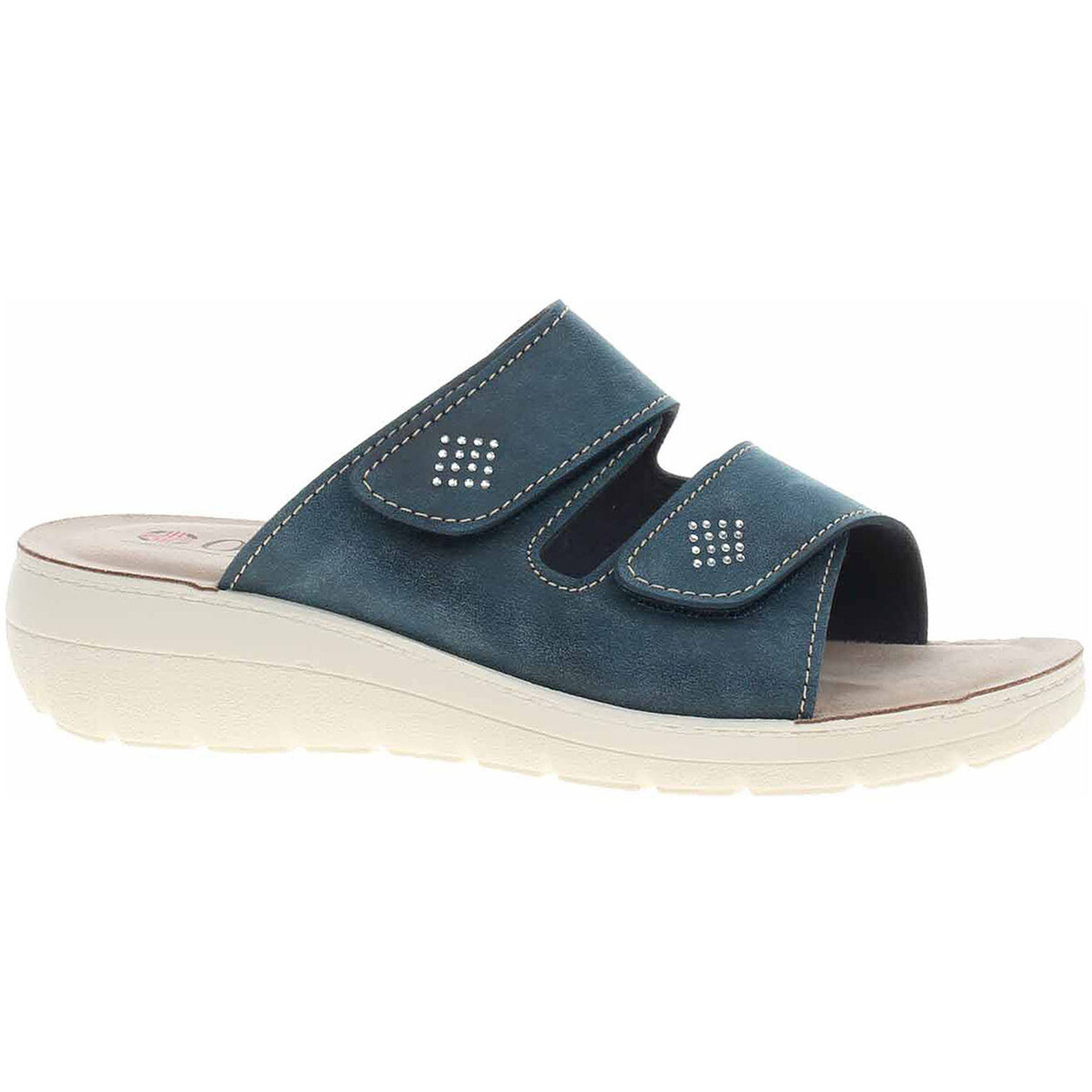 Rejnok Dovoz  Dámské pantofle Orto Med 2622-N17 modrá  Modrá