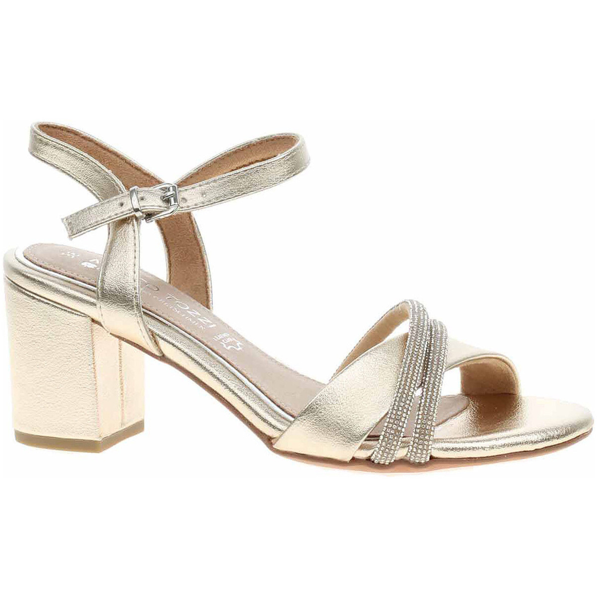 Marco Tozzi  Dámská společenská obuv  2-88302-44 gold  Zlatá