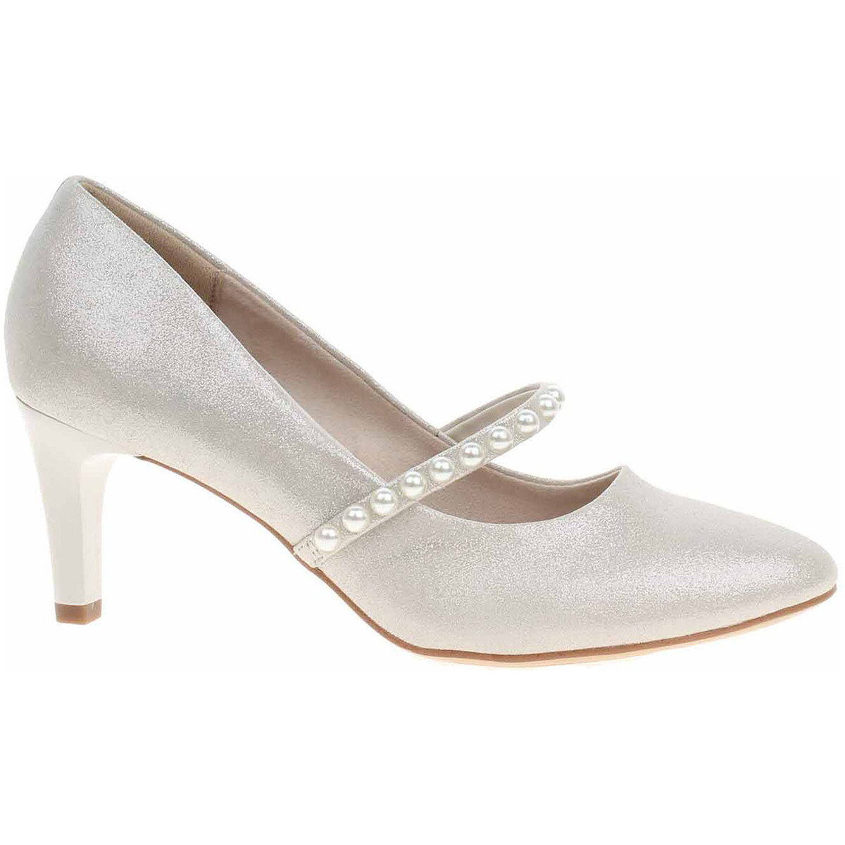 Tamaris  Dámské lodičky  1-22424-44 silver  Stříbrná