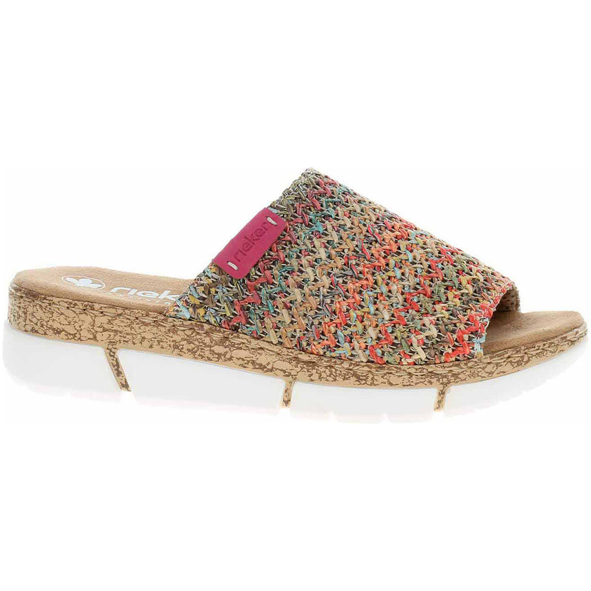 Rieker  Dámské pantofle  V2369-90 multi