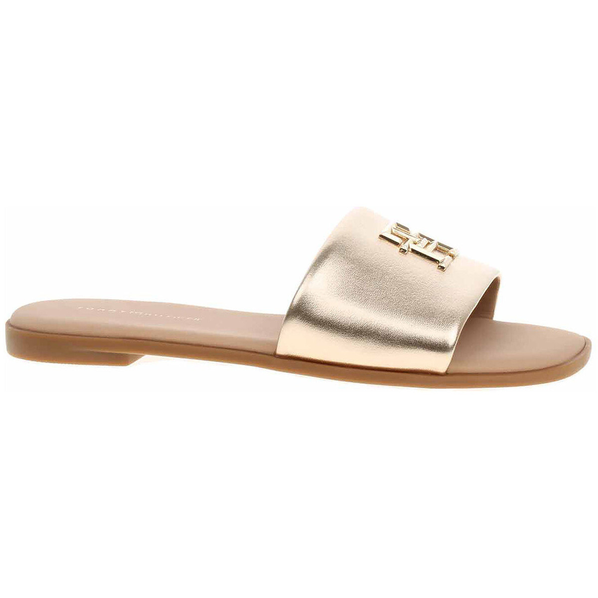 Tommy Hilfiger  Dámské pantofle  FW0FW08807 0HS Gold  Zlatá