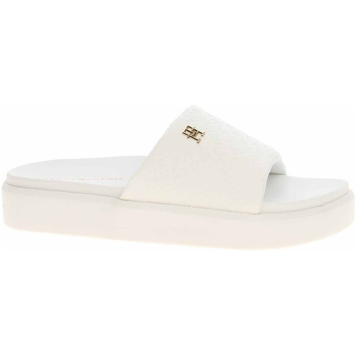 Tommy Hilfiger  dámské plážové FW0FW08526 YBH Ancient White  Bílá